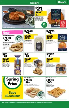 Preview of Weekly catalogue Woolworths NSW 01/10 - valid from 01.10.2025 | Page: 14 | Products: Shelf, Butter, Pizza, Bakery