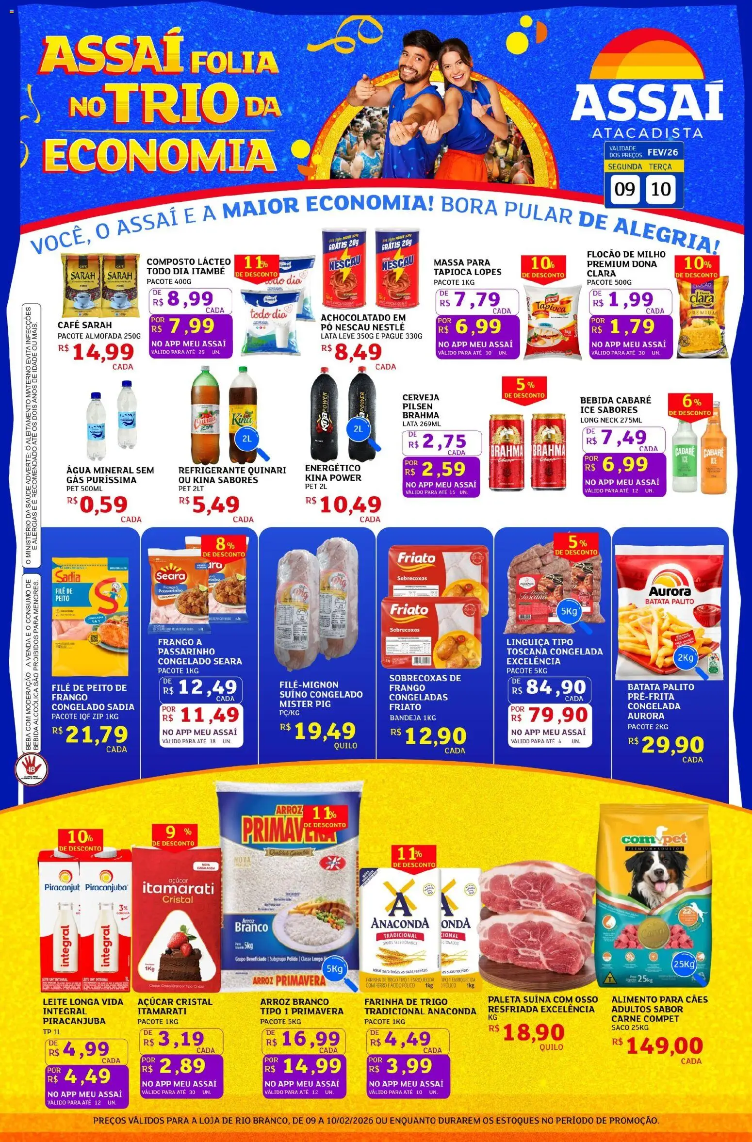 Assaí Atacadista Folheto - válido de 09.02.2026 | Página: 1