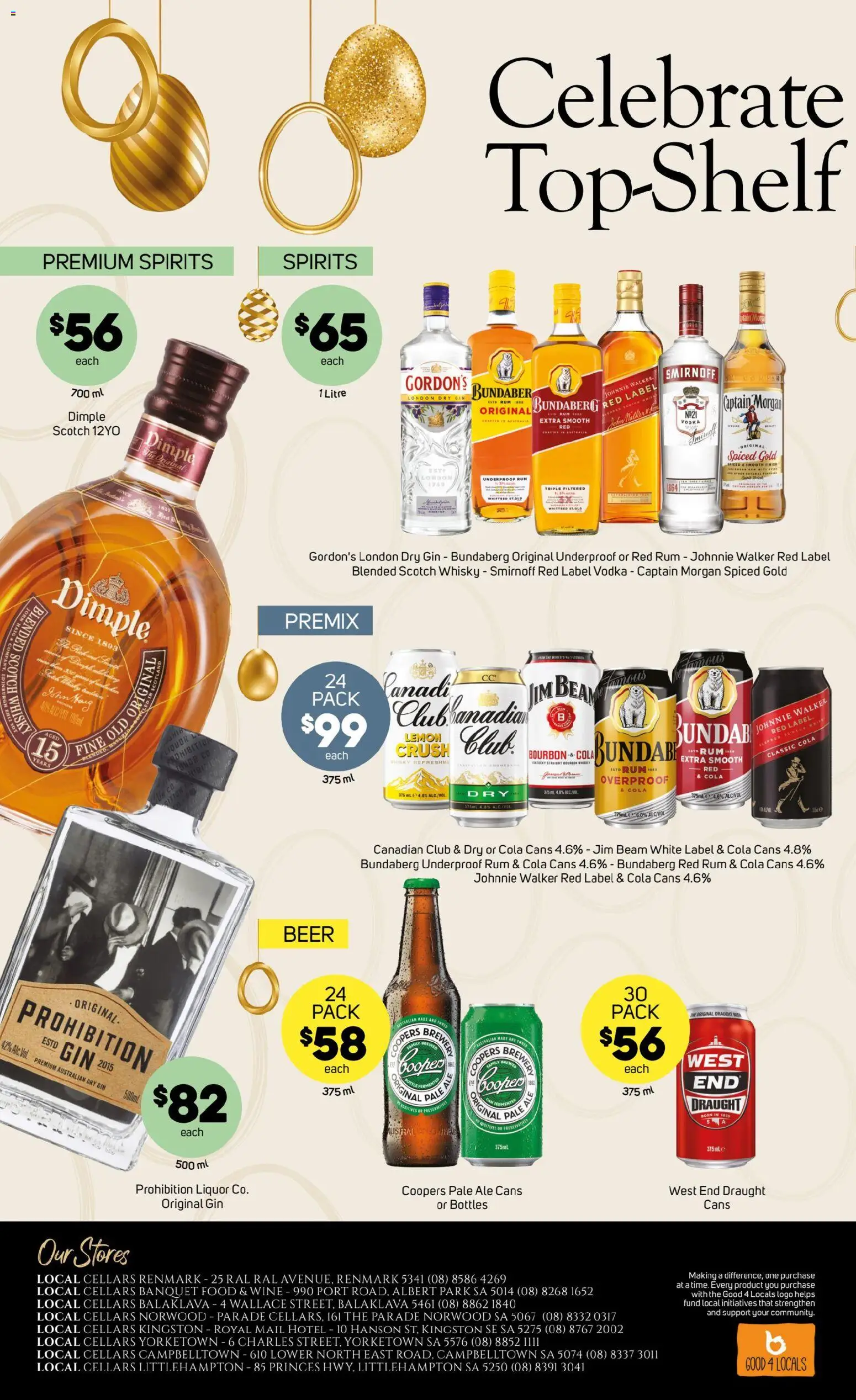 Foodland catalogue - valid from 25.03.2026 | Page: 8 | Products: Shelf, Beer, Rum, Lemon