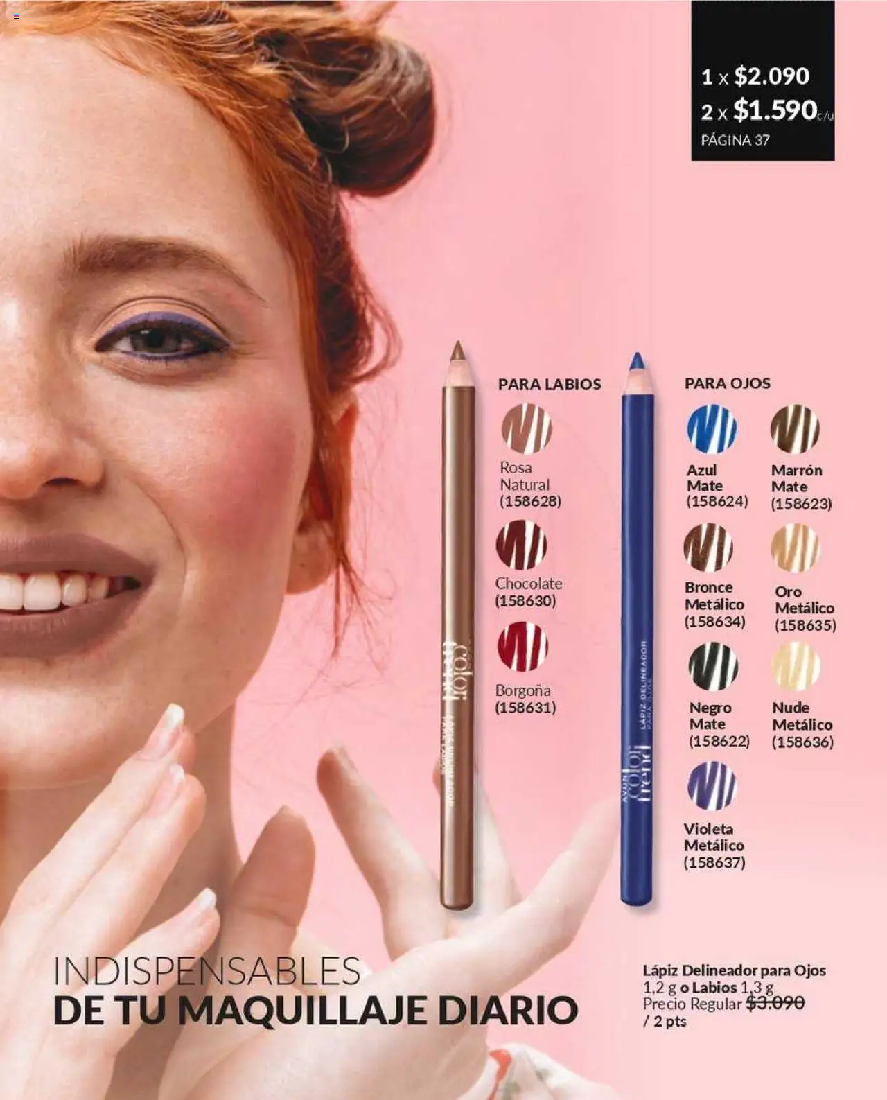 Catálogo Avon Campaña 12 │ válido desde el 09.07.2025 | Página: 36 | Productos: Maquillaje, Mate, Delineador, Chocolate