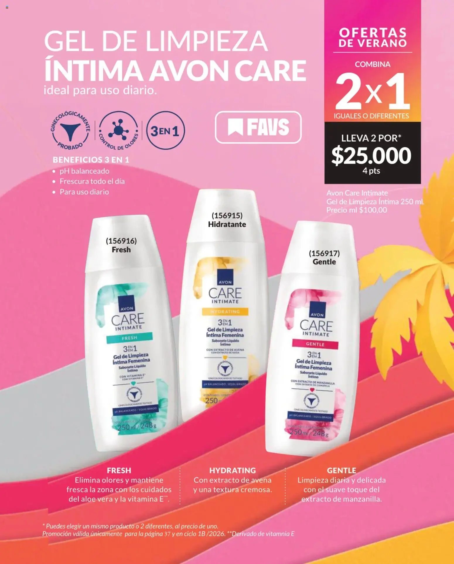 Avon revista - valida desde el 02.01.2026 | Página: 37 | Productos: Avena, Loción tonificante
