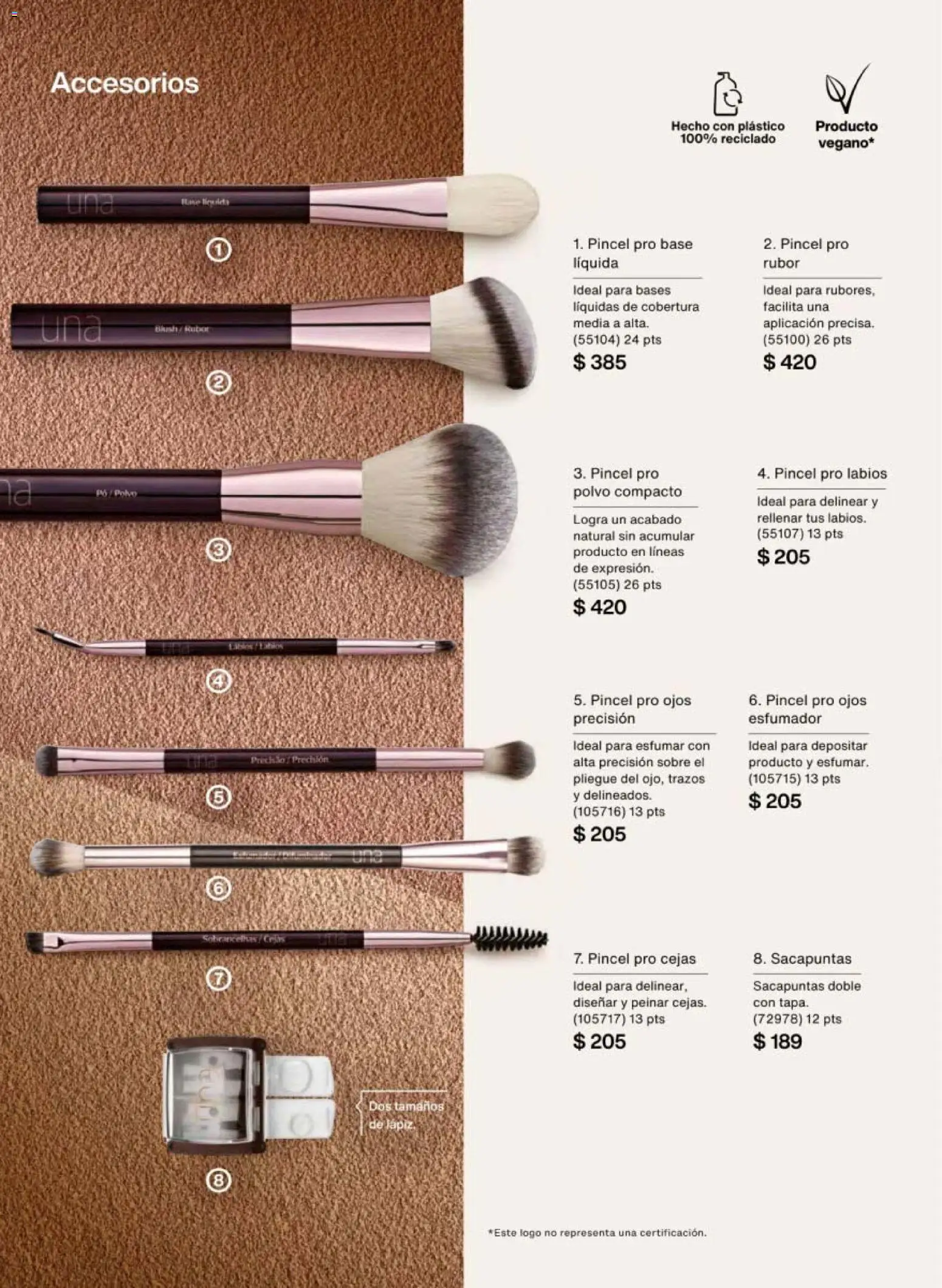 Nuevas ofertas de Natura válidas en toda la República Mexicana desde el 10.01.2026. ¡Encuentra las mejores ofertas en Natura campaña 2 2026! | Página: 84 | Productos: Pincel, Sacapuntas, Polvo, Rubor