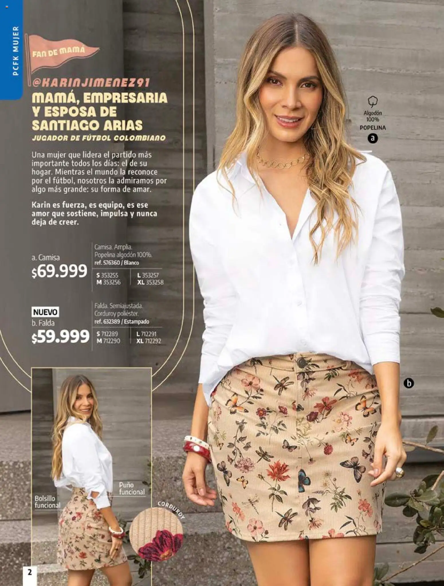 Pacifika revista - valida desde el 24.04.2026 | Página: 2 | Productos: Algodón, Falda, Jugador, Camisa