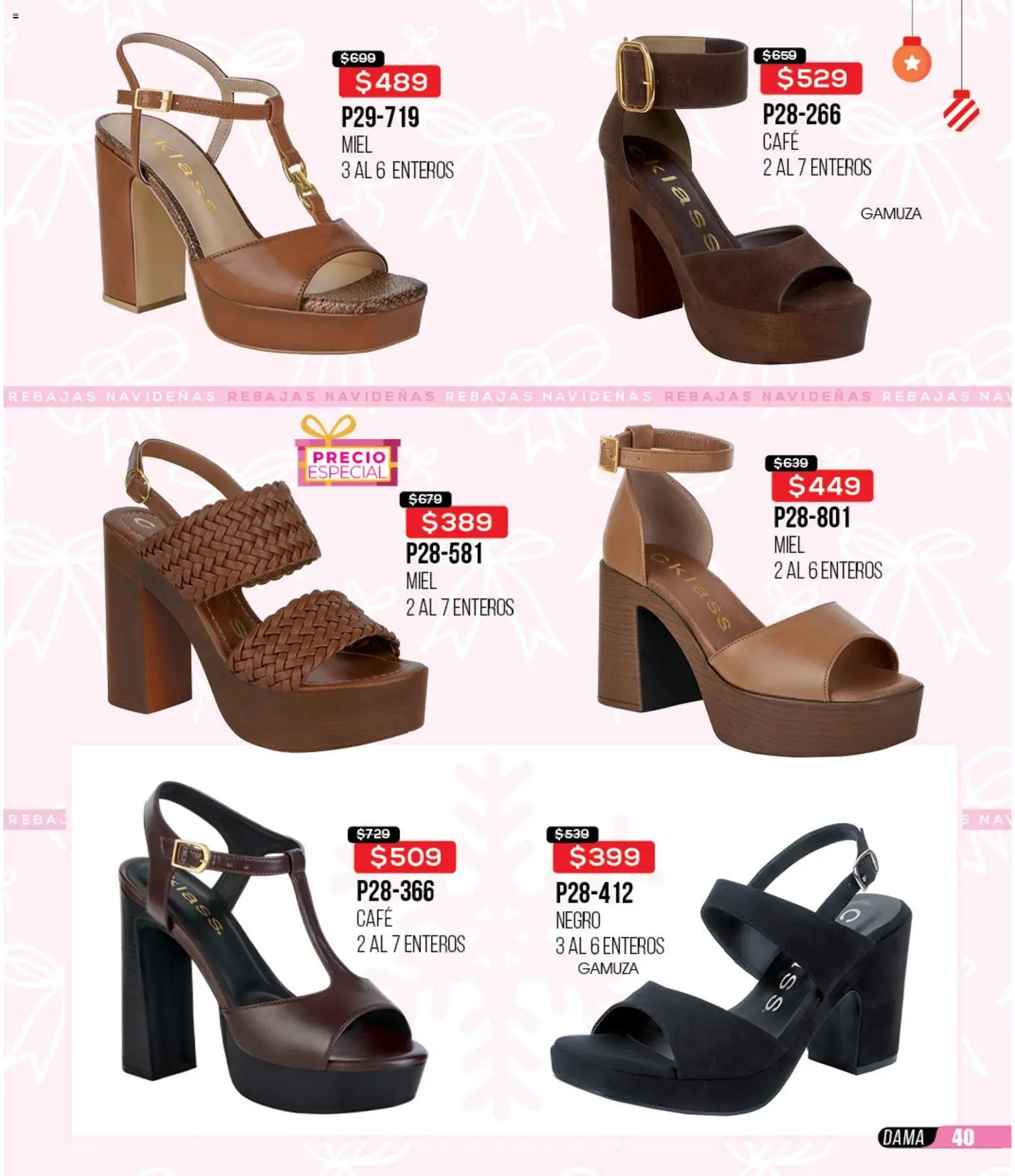 Nuevas ofertas de Cklass válidas en toda la República Mexicana desde el 30.11.2025. ¡Encuentra las mejores ofertas en Cklass catálogo Rebajas Navideñas Ropa! | Página: 298 | Productos: Café, Gamuza