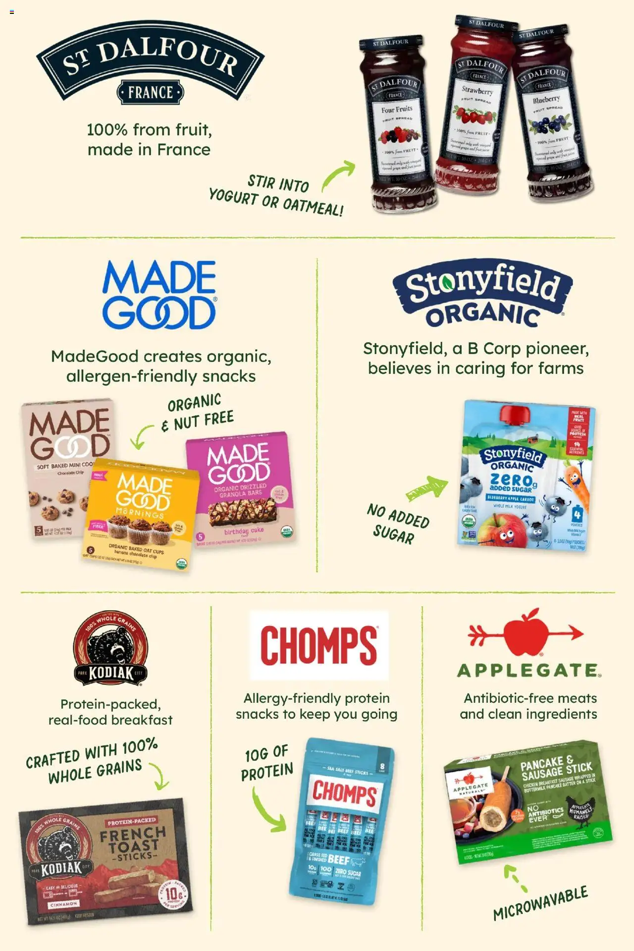 Sprouts Monthly Ad - valid from 31.07.2025 | Page: 5 | Products: Chocolate, Fruits, Salt, Sugar