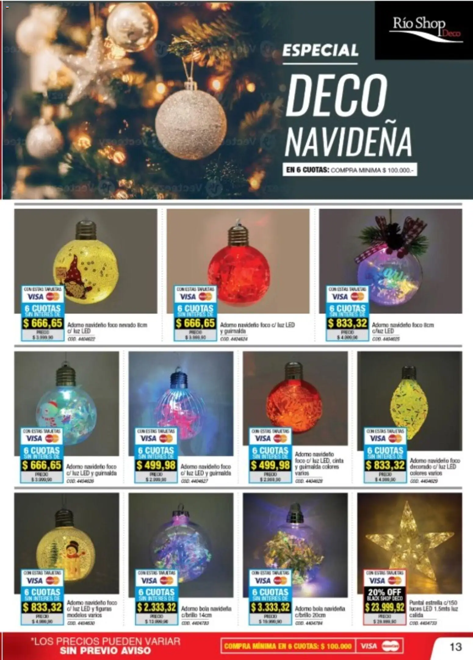 Río Shop Deco catálogo │ válido desde el 03.12.2025 | Página: 13 | Productos: Cinta, Foco