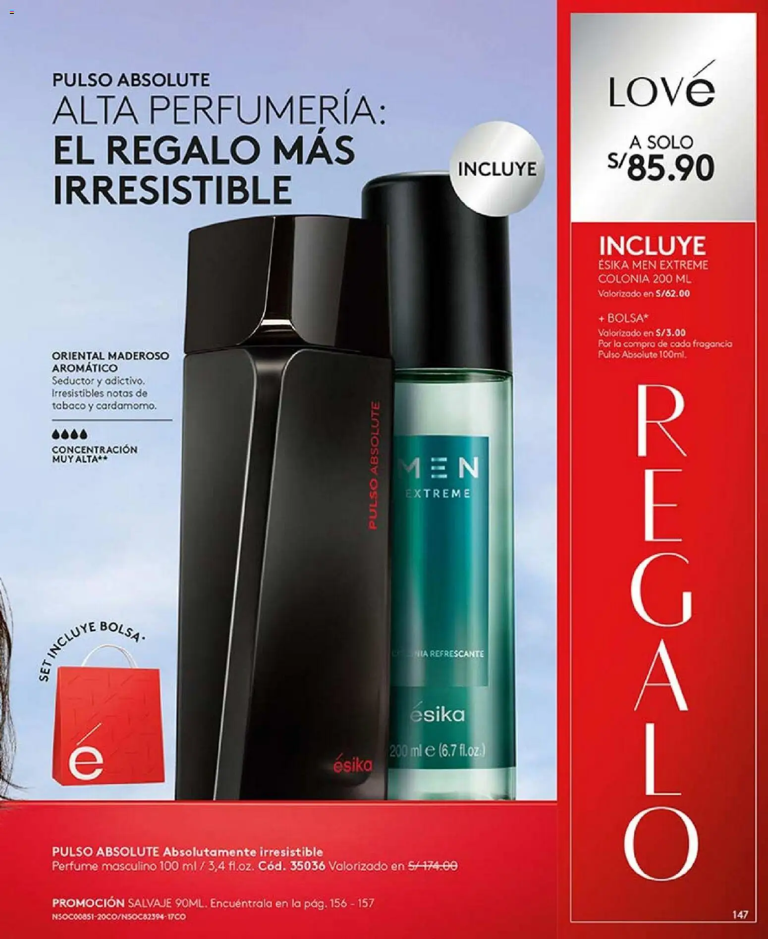 Catálogo Ésika válido desde 17.01.2026 | Página: 147 | Productos: Bolsa, Perfume, Fragancia