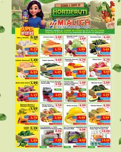 Mialich Supermercados - Ofertas Hortifruti e Carne - Pré-Visualização do folheto da loja Mialich Supermercados, válido de 02.02.2026