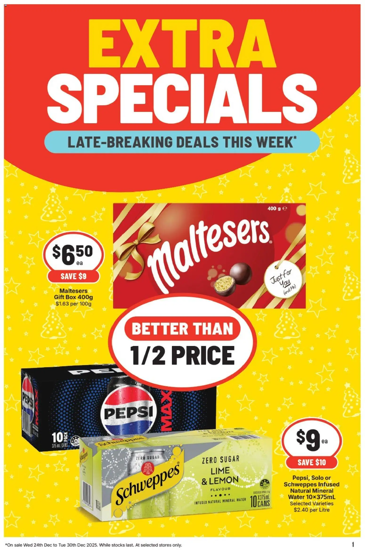 IGA catalogue - valid from 24.12.2025 | Page: 2 | Products: Box, Pepsi, Water, Lemon