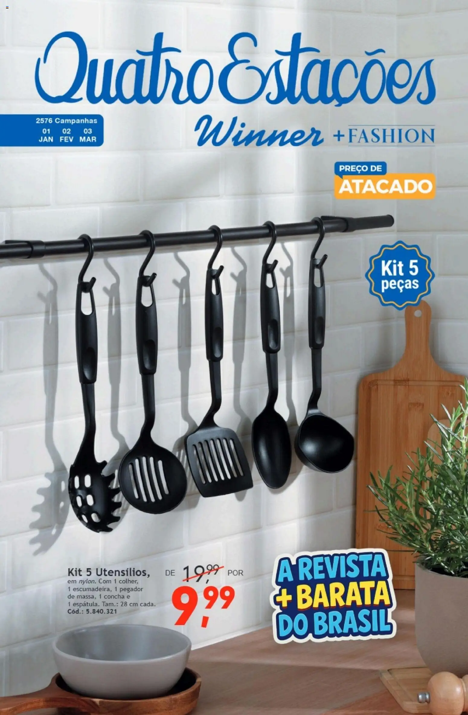 Quatro Estações Folheto - válido de 01.01.2026 | Página: 1 | Produtos: Revista