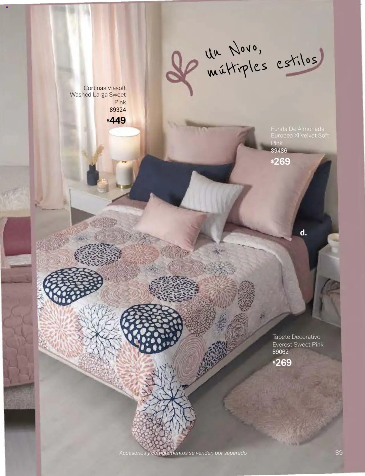 Nuevas ofertas de Vianney válidas en toda la República Mexicana desde el 24.01.2025. ¡Encuentra las mejores ofertas en Vianney catálogo Chavos! | Página: 91 | Productos: Funda de almohada, Almohada, Cortinas, Tapete