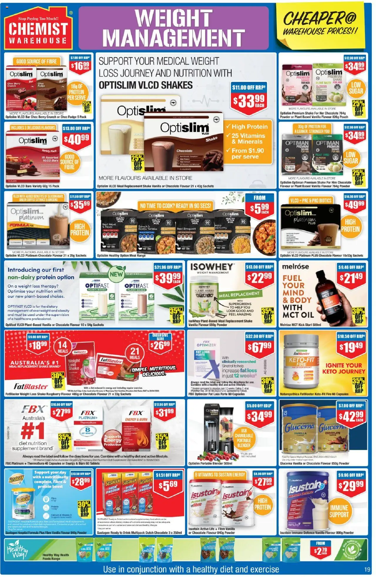 Chemist Warehouse catalogue - valid from 02.10.2025 | Page: 19 | Products: Powder, Plant, Oil, Spinach