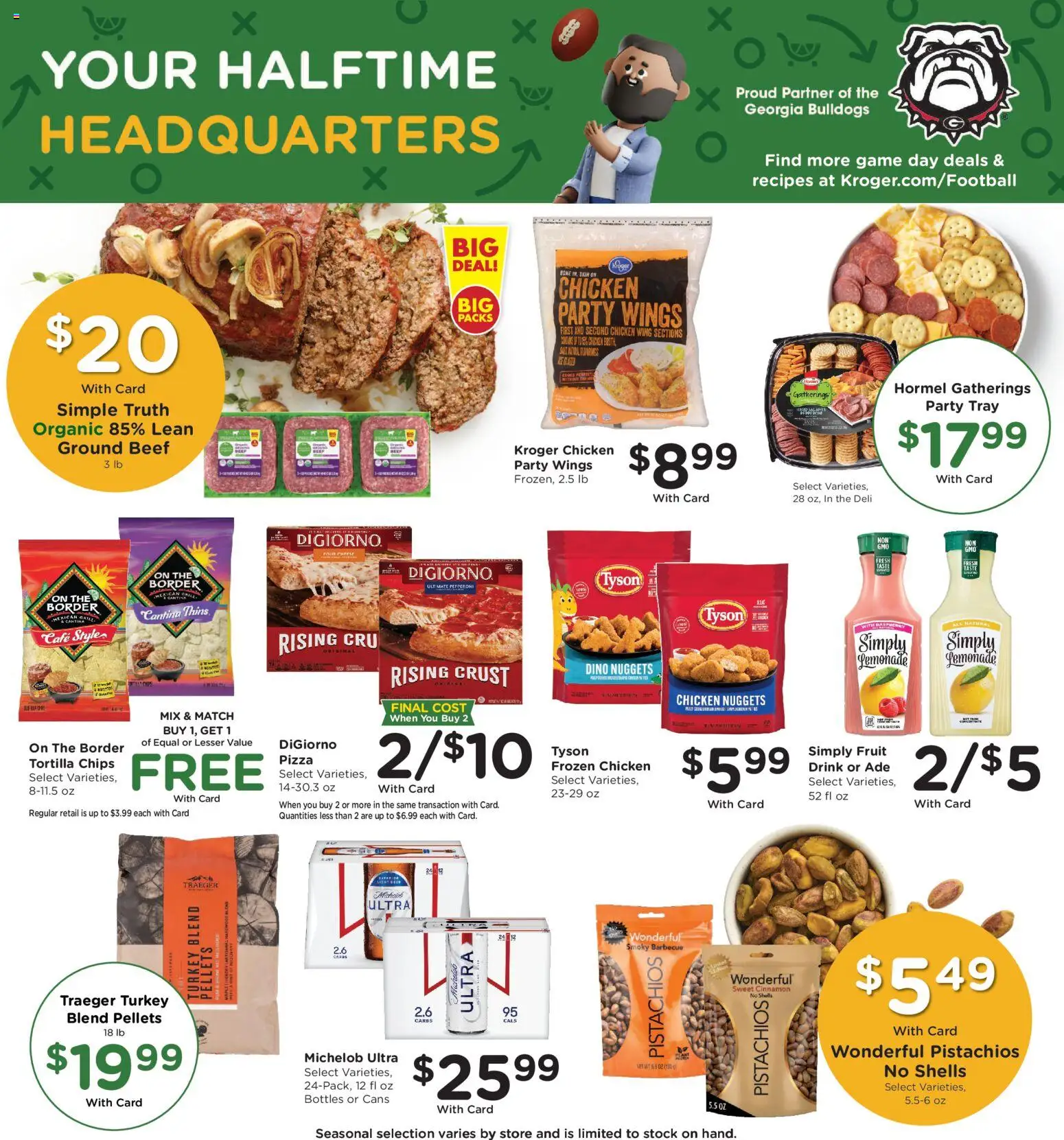 Kroger Black Friday - valid from 12.11.2025 | Page: 10 | Products: Pizza, Beef, Chips, Game
