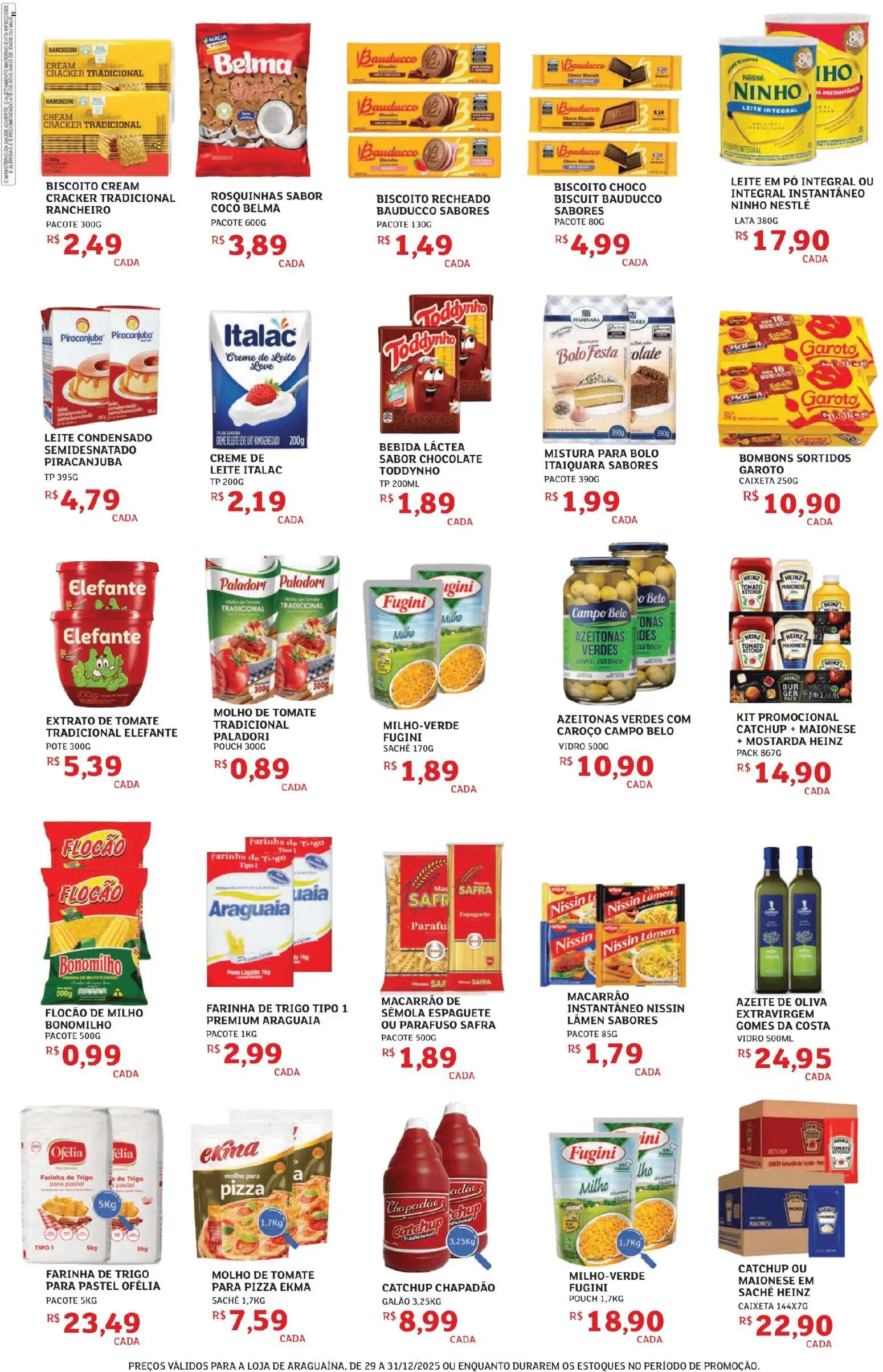 Assaí Atacadista Folheto - válido de 29.12.2025 | Página: 2 | Produtos: Espaguete, Leite, Macarrão, Cream cracker