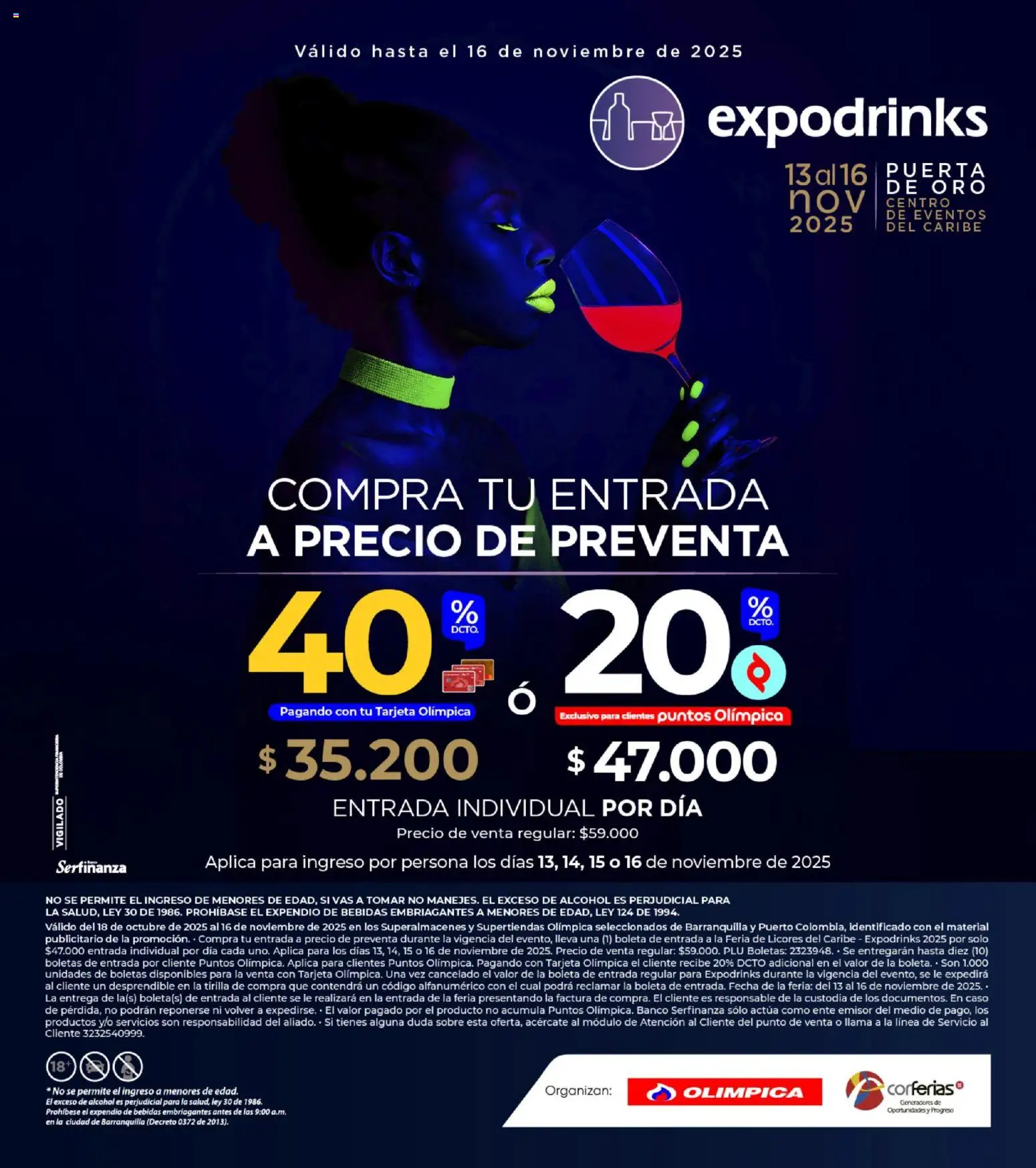 Olímpica revista - valida desde el 31.10.2025 | Página: 3 | Productos: Banco, Caso, Sobre, Tintura