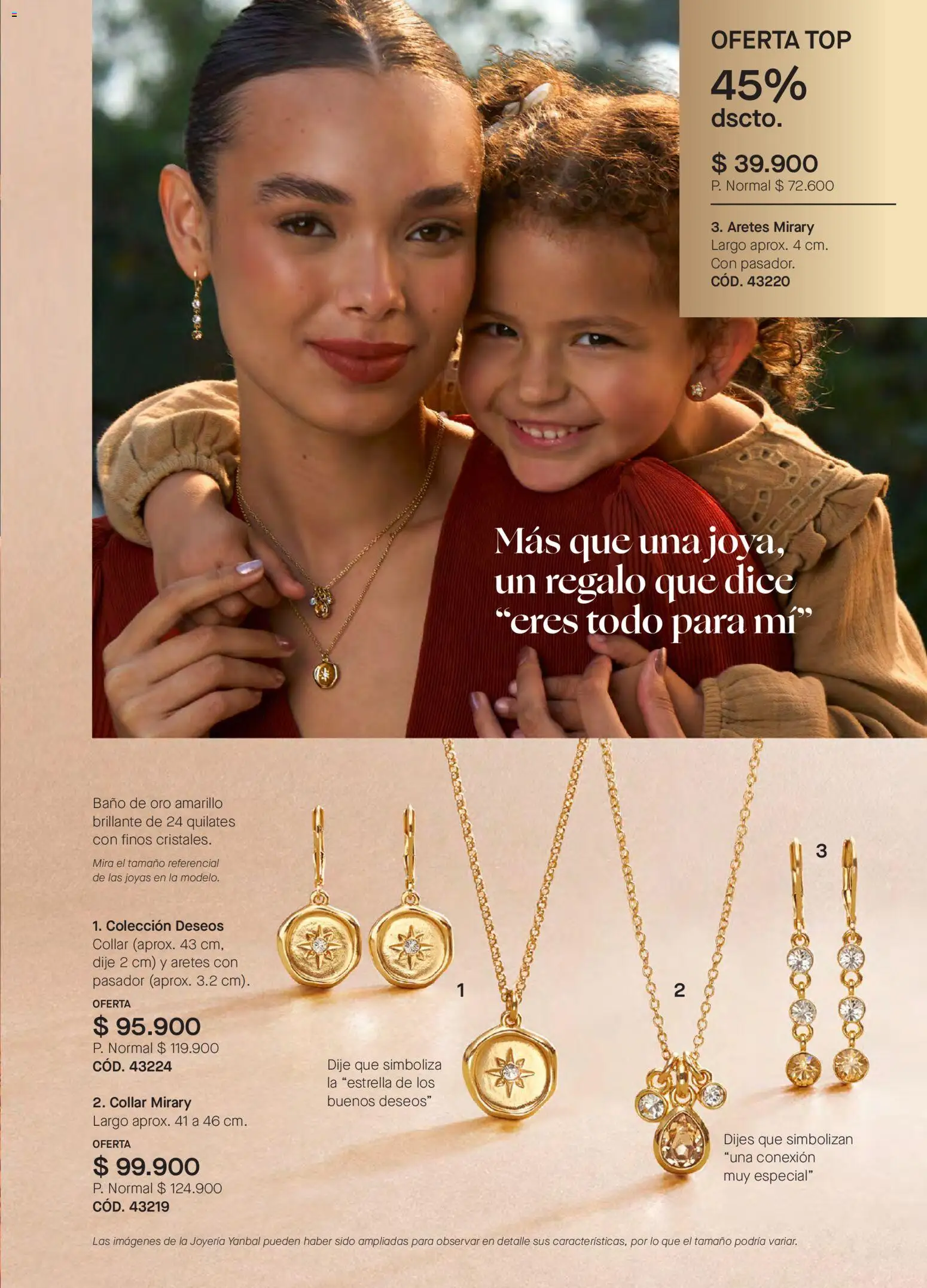 Yanbal revista - valida desde el 08.11.2025 | Página: 47 | Productos: Aretes, Top, Collar, Dije