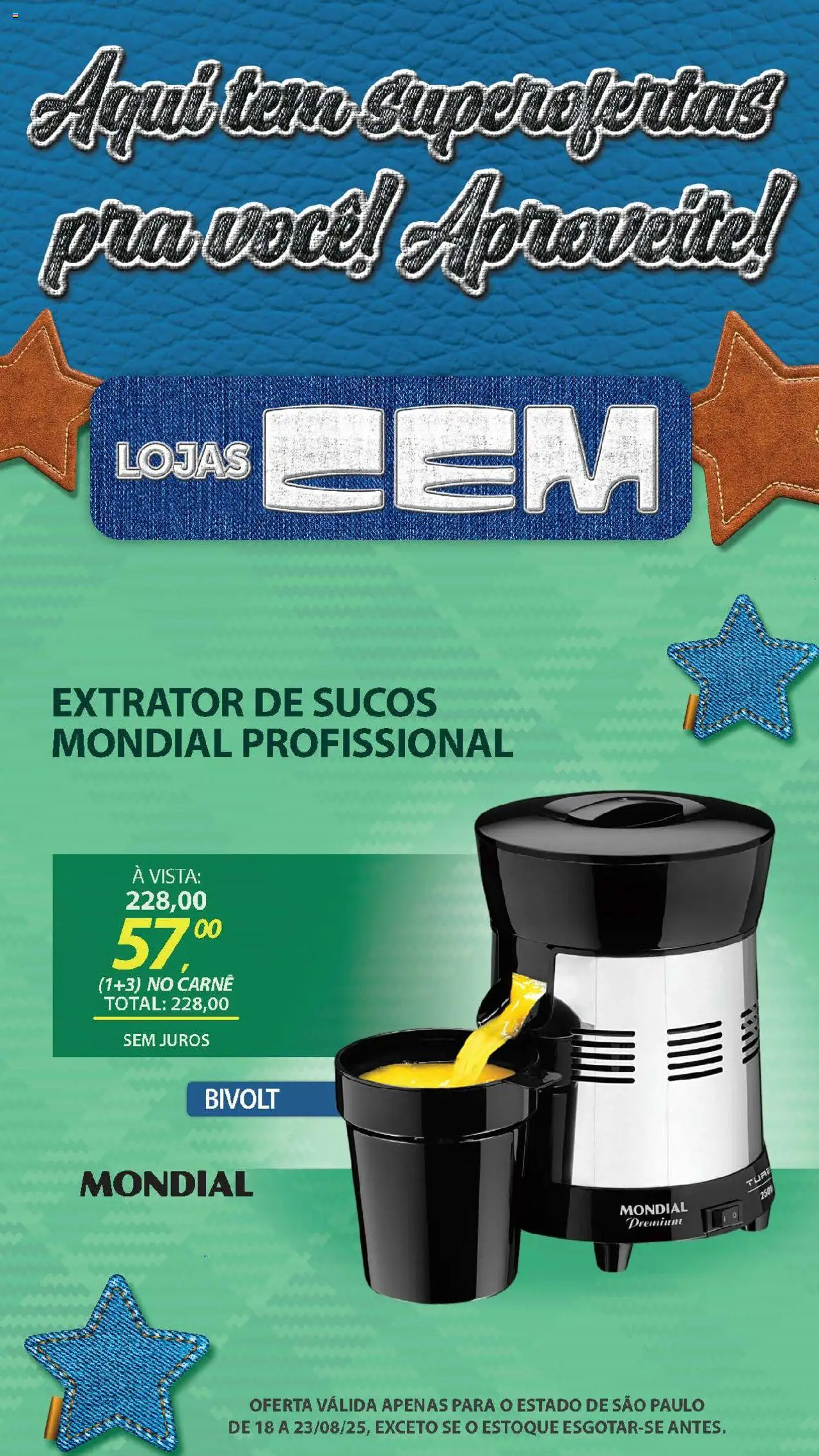 Lojas Cem Folheto - válido de 18.08.2025 | Página: 42 | Produtos: Carne