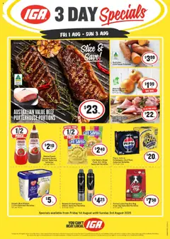 Preview of IGA - Weekend Specials - valid from 01.08.2025