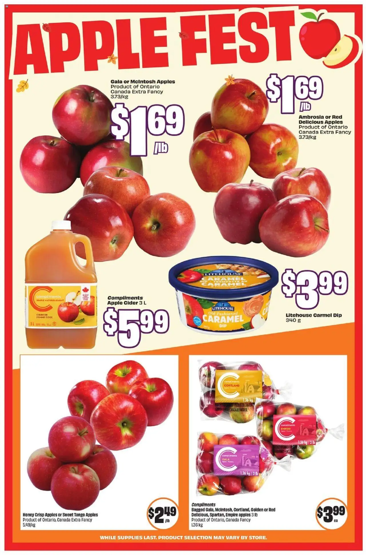 FreshCo flyer valid from 16.10.2025 | Page: 5 | Products: Apples