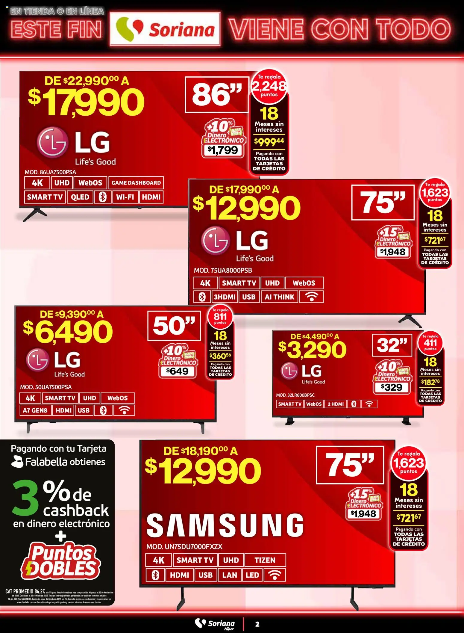 Nuevas ofertas de Soriana válidas en toda la República Mexicana desde el 05.11.2025. ¡Encuentra las mejores ofertas en Soriana - Este fin Soriana viene con todo Híper Nacional! | Página: 2 | Productos: Té