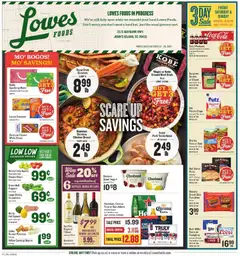 Preview of Lowes Foods weekly ads valid from 22.10.2025