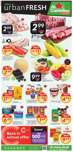 Preview of Sobeys - Weekly Flyer - Urban Fresh from shop Sobeys valid from 21.08.2025