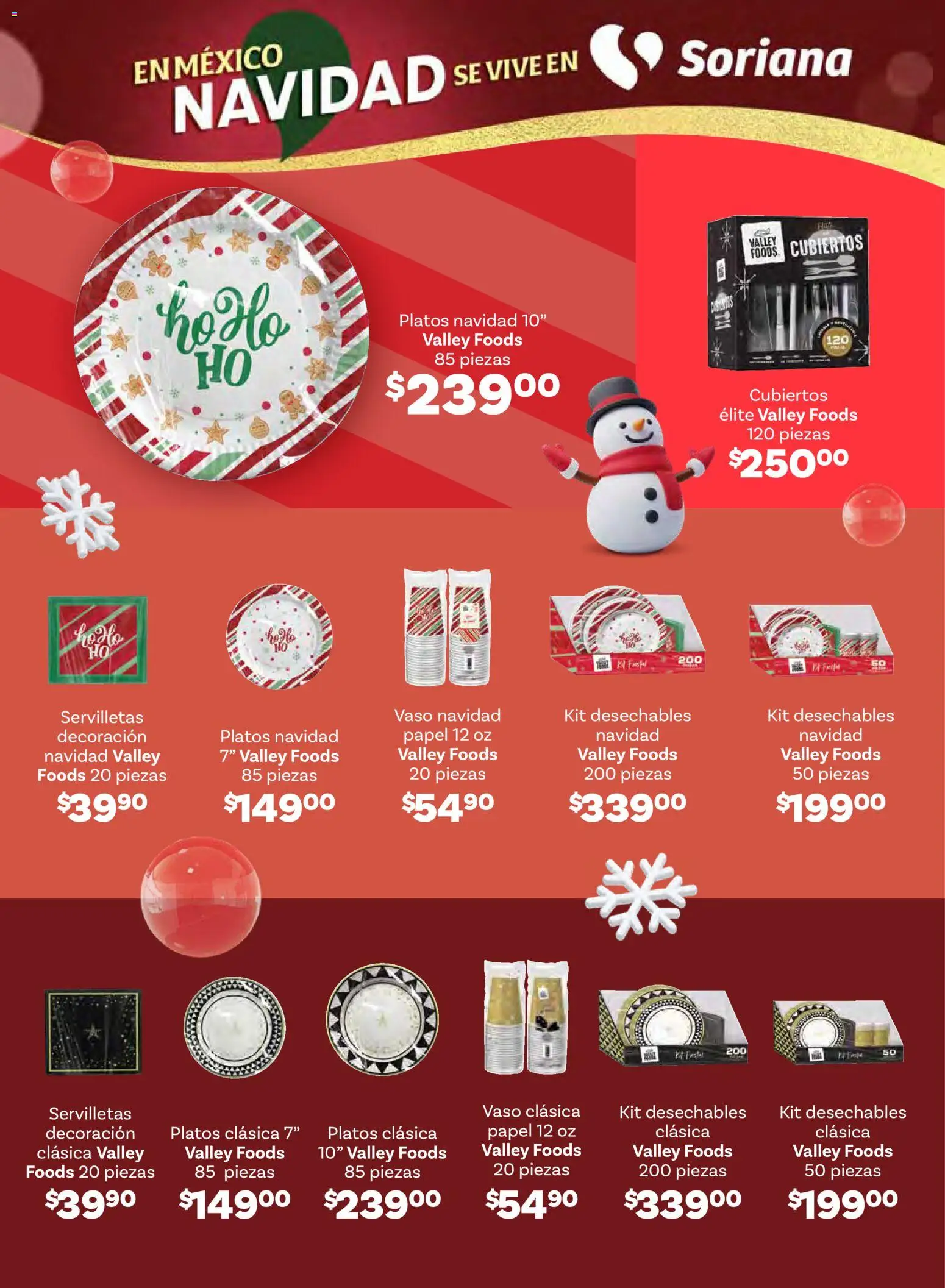 Nuevas ofertas de Soriana válidas en toda la República Mexicana desde el 11.12.2025. ¡Encuentra las mejores ofertas en Soriana - Preciazazaso Híper: Camp, Chia, Oax, Q. Roo, Tab, Yuc! | Página: 58 | Productos: Servilletas