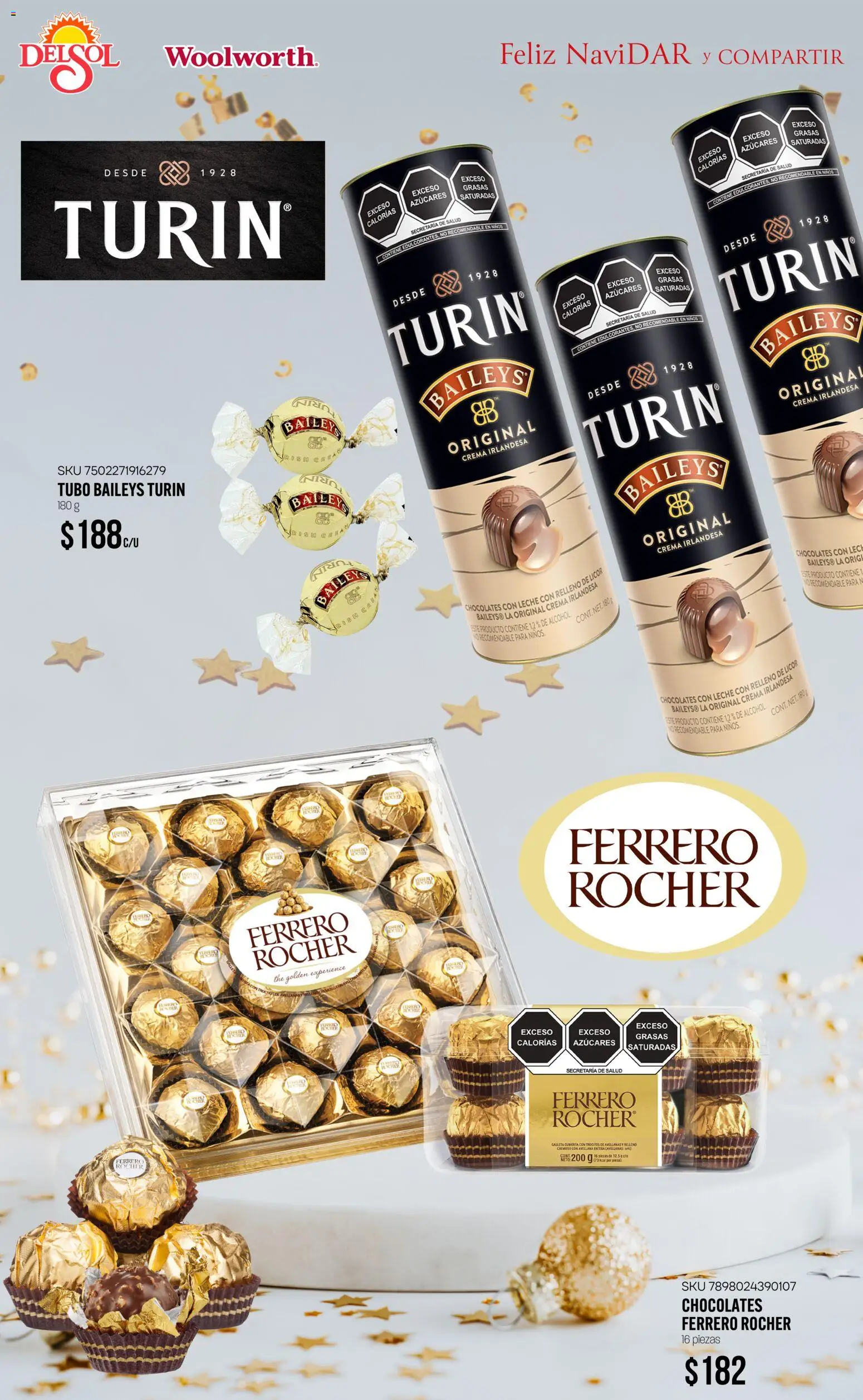 Nuevas ofertas de Del Sol y Woolworth válidas en toda la República Mexicana desde el 06.11.2025. ¡Encuentra las mejores ofertas en Del Sol y Woolworth catálogo Regalos 2025! | Página: 44 | Productos: Crema, Leche