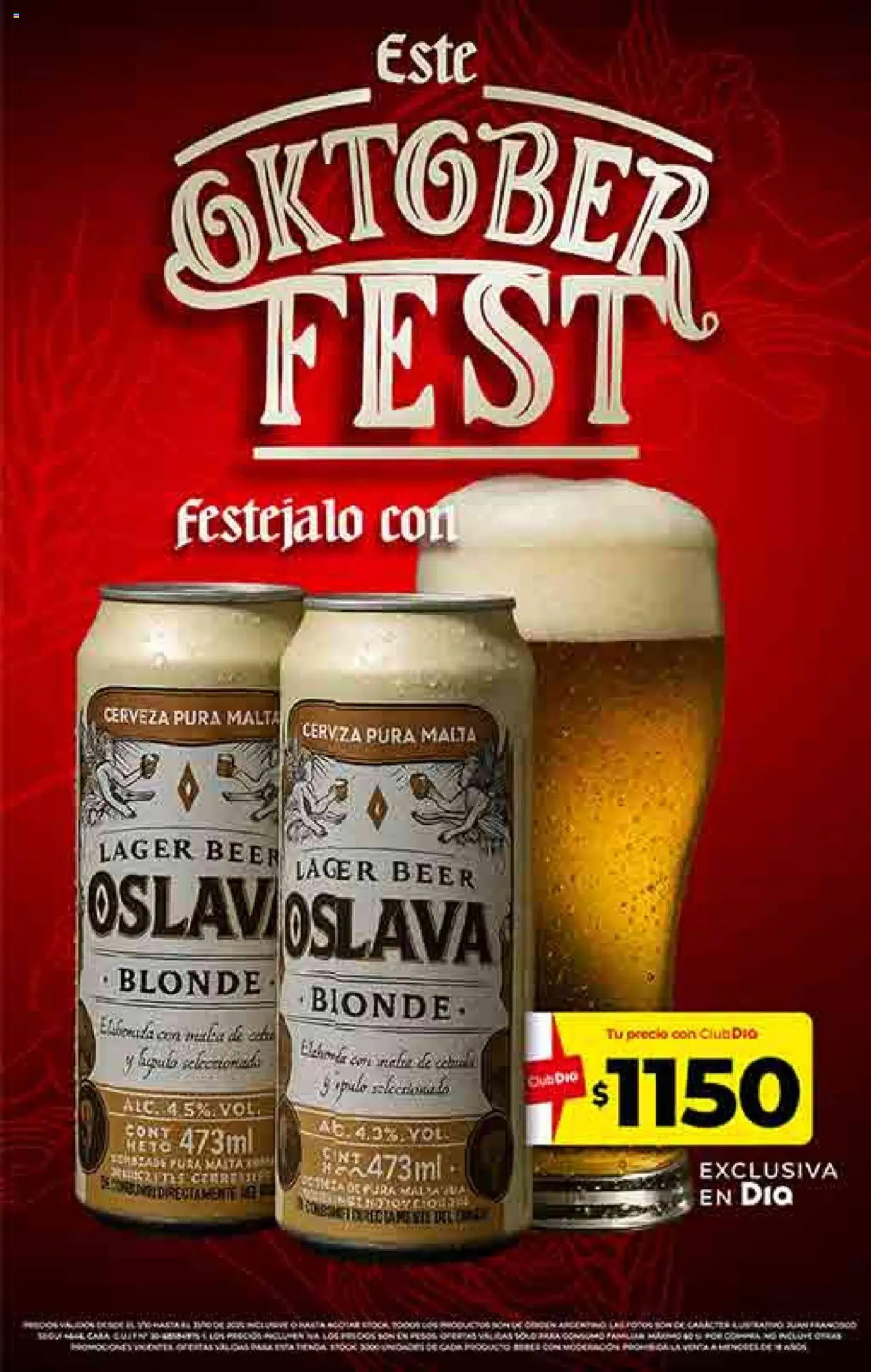 Supermercado DIA Ofertas - Salta y Jujuy │ válido desde el 08.10.2025 | Página: 18 | Productos: Cerveza