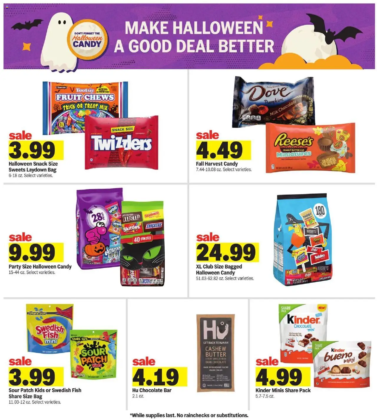 Meijer Weekly Ad - MI - valid from 01.10.2025 | Page: 14 | Products: Milk, Butter, Chocolate, Fish