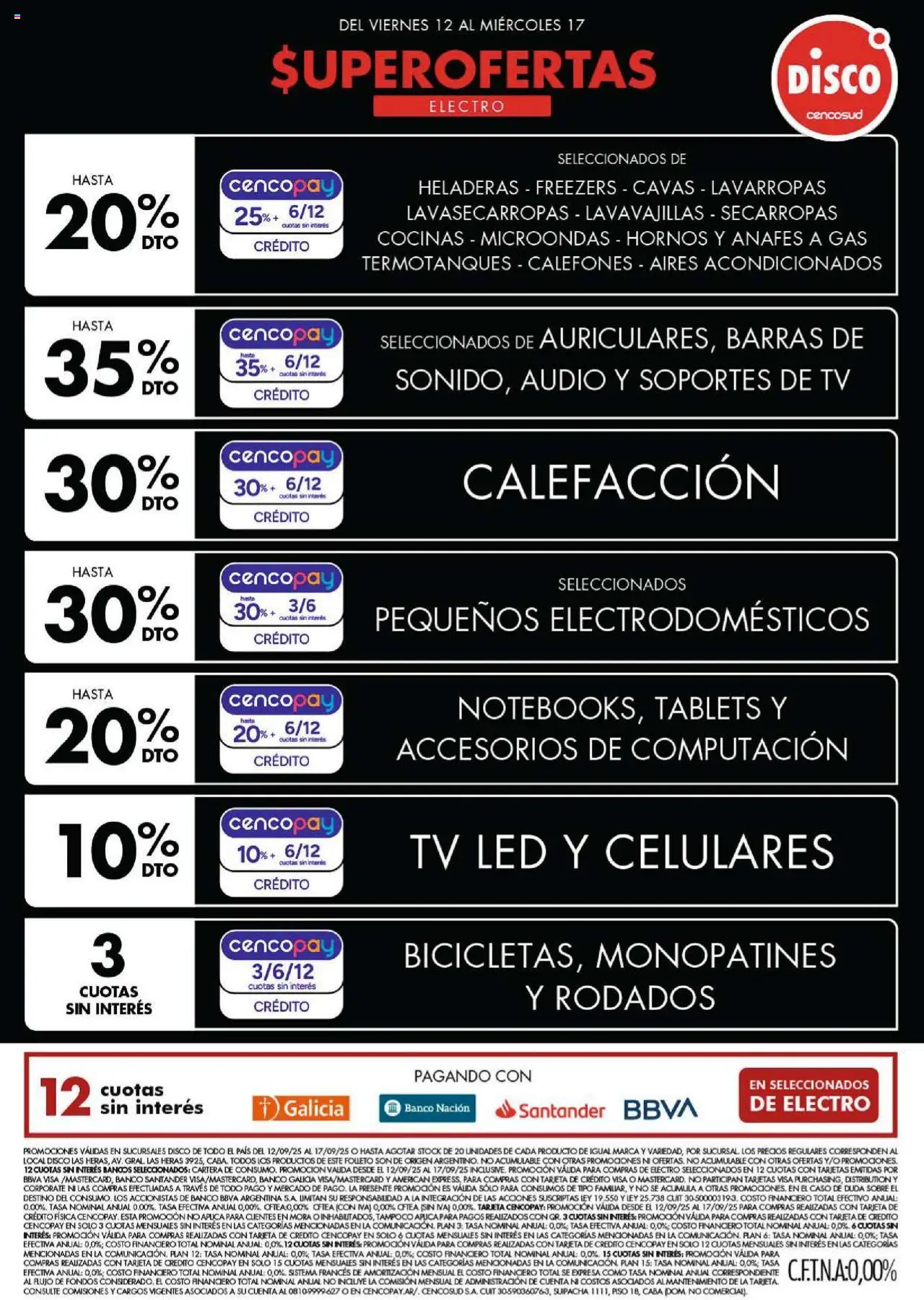 Disco - Non Food │ válido desde el 12.09.2025 | Página: 1 | Productos: Cartera, Caso, Lavavajillas, Sobre