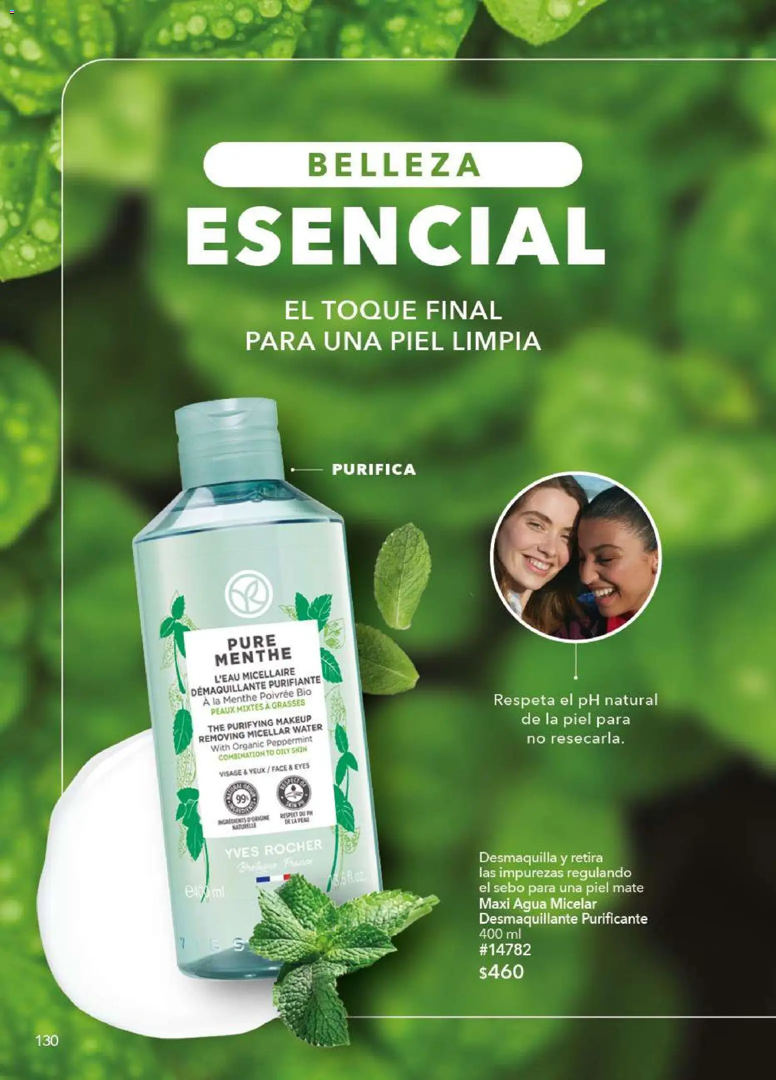 Nuevas ofertas de Yves Rocher válidas en toda la República Mexicana desde el 09.12.2025. ¡Encuentra las mejores ofertas en Yves Rocher campaña 17 2025! | Página: 132 | Productos: Agua, Desmaquillante, Mate, Agua micelar