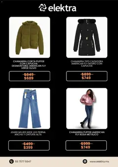 Vista previa de Elektra catálogo, nuevo folleto de la tienda, válido en México a partir del 26.12.2025 | Página: 3 | Productos: Chamarra