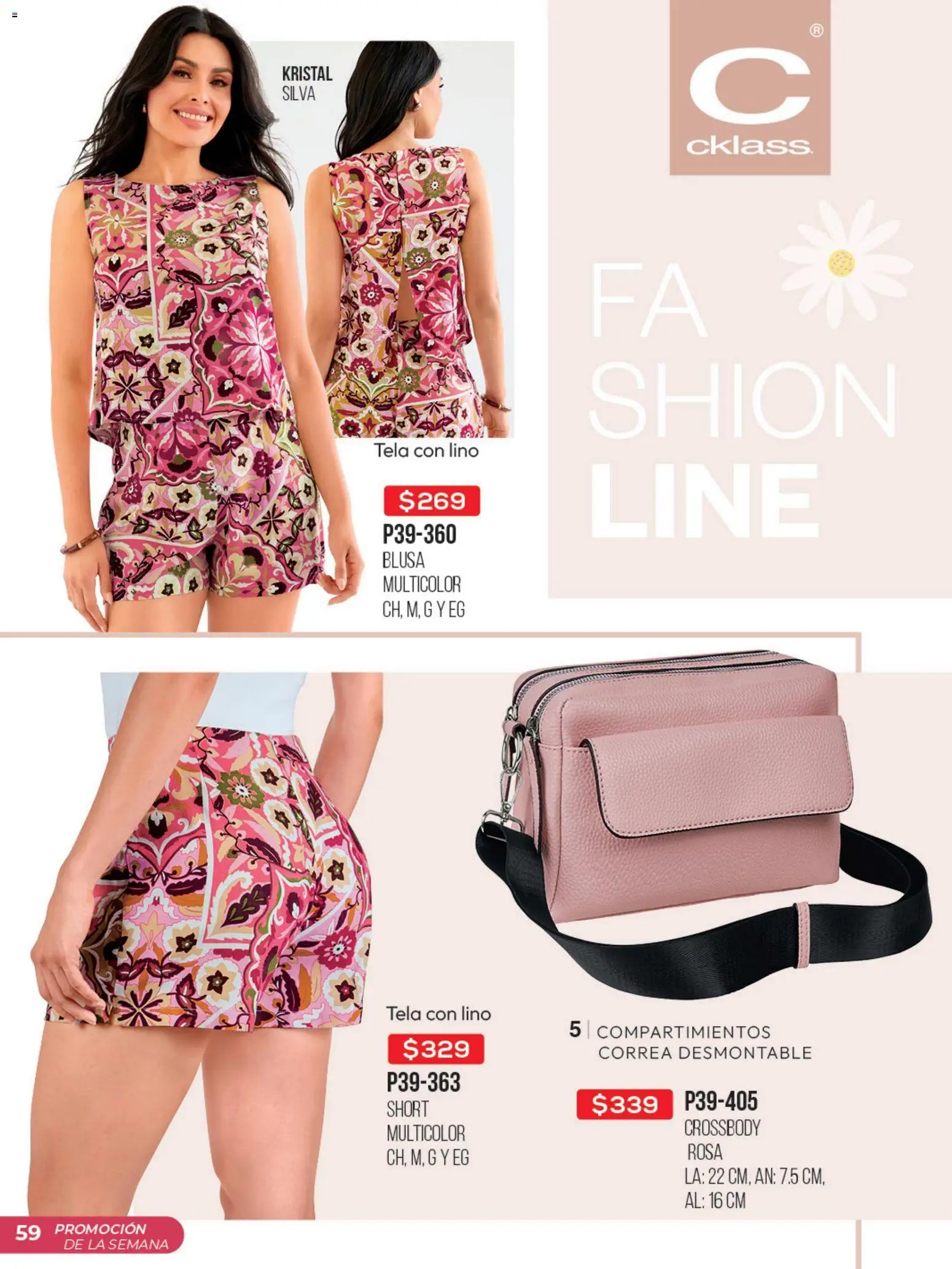 Nuevas ofertas de Cklass válidas en toda la República Mexicana desde el 30.03.2026. ¡Encuentra las mejores ofertas en Cklass catálogo Promo semanal! | Página: 60 | Productos: Blusa, Short