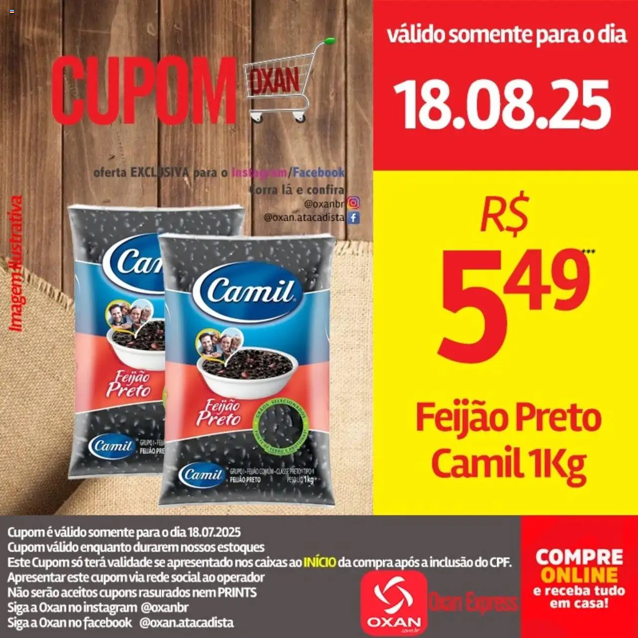 Oxan Atacadista Folheto - válido de 18.08.2025 | Página: 17 | Produtos: Feijão