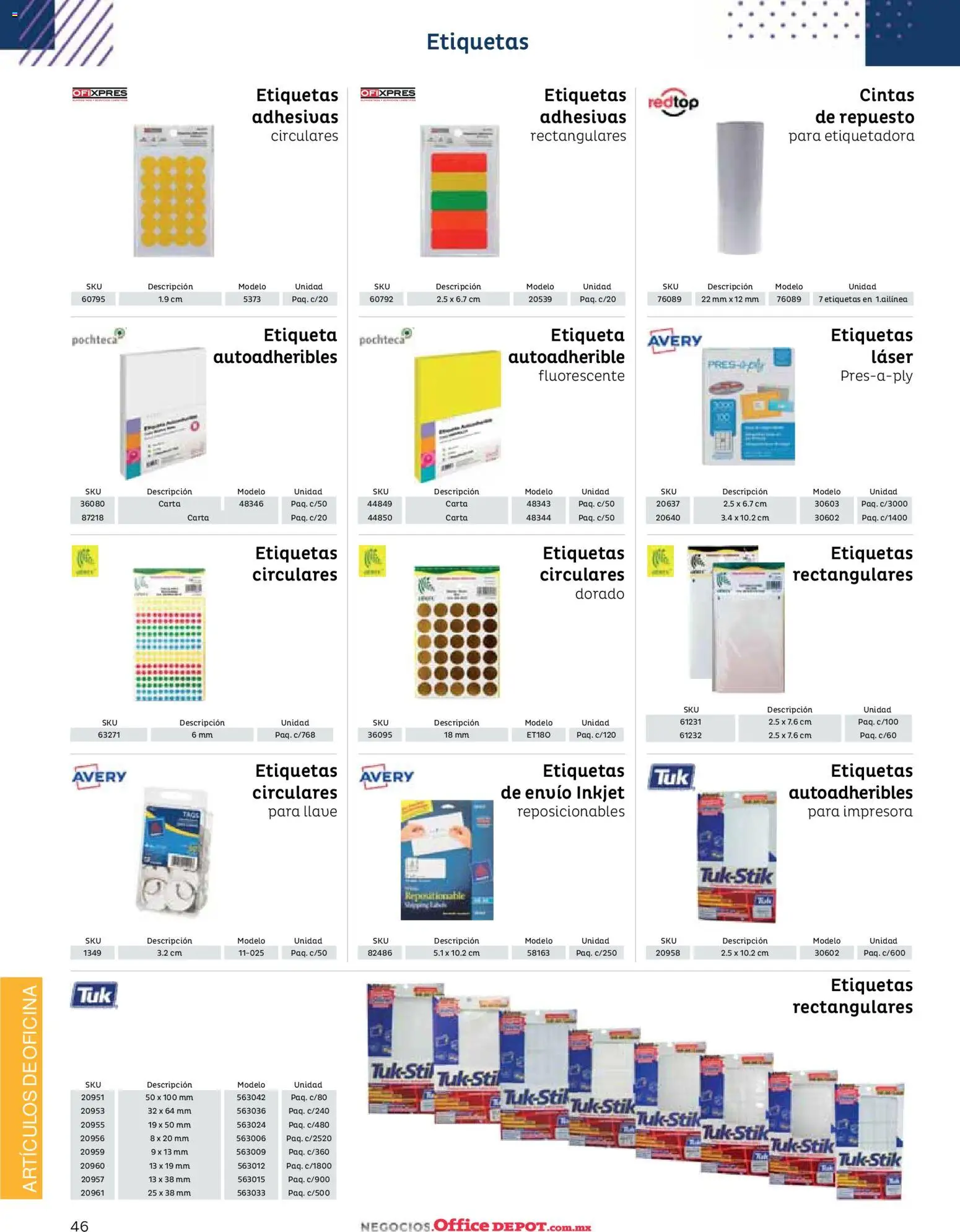 Nuevas ofertas de Office Depot válidas en toda la República Mexicana desde el 12.01.2026. ¡Encuentra las mejores ofertas en Office Depot catálogo 2026! | Página: 48 | Productos: Impresora, Llave