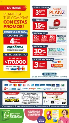 Vista previa Yaguar - Córdoba válido desde el 13.10.2025 | Página: 30 | Productos: Movil, Banco