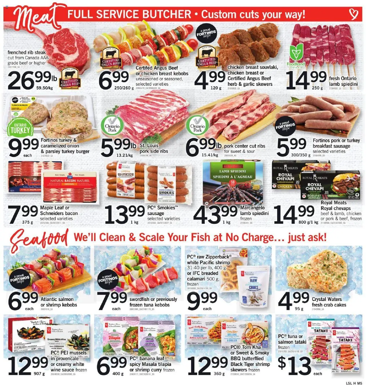 Loblaws flyer valid from 31.07.2025 | Page: 5 | Products: Beef, Wine, Chicken, Pork
