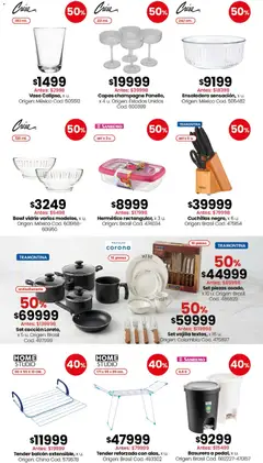 Vista previa Coto - Ofertas Bazar, deco válido desde el 06.04.2026 | Página: 2 | Productos: Bowl, Tender, Champagne, Ensaladera