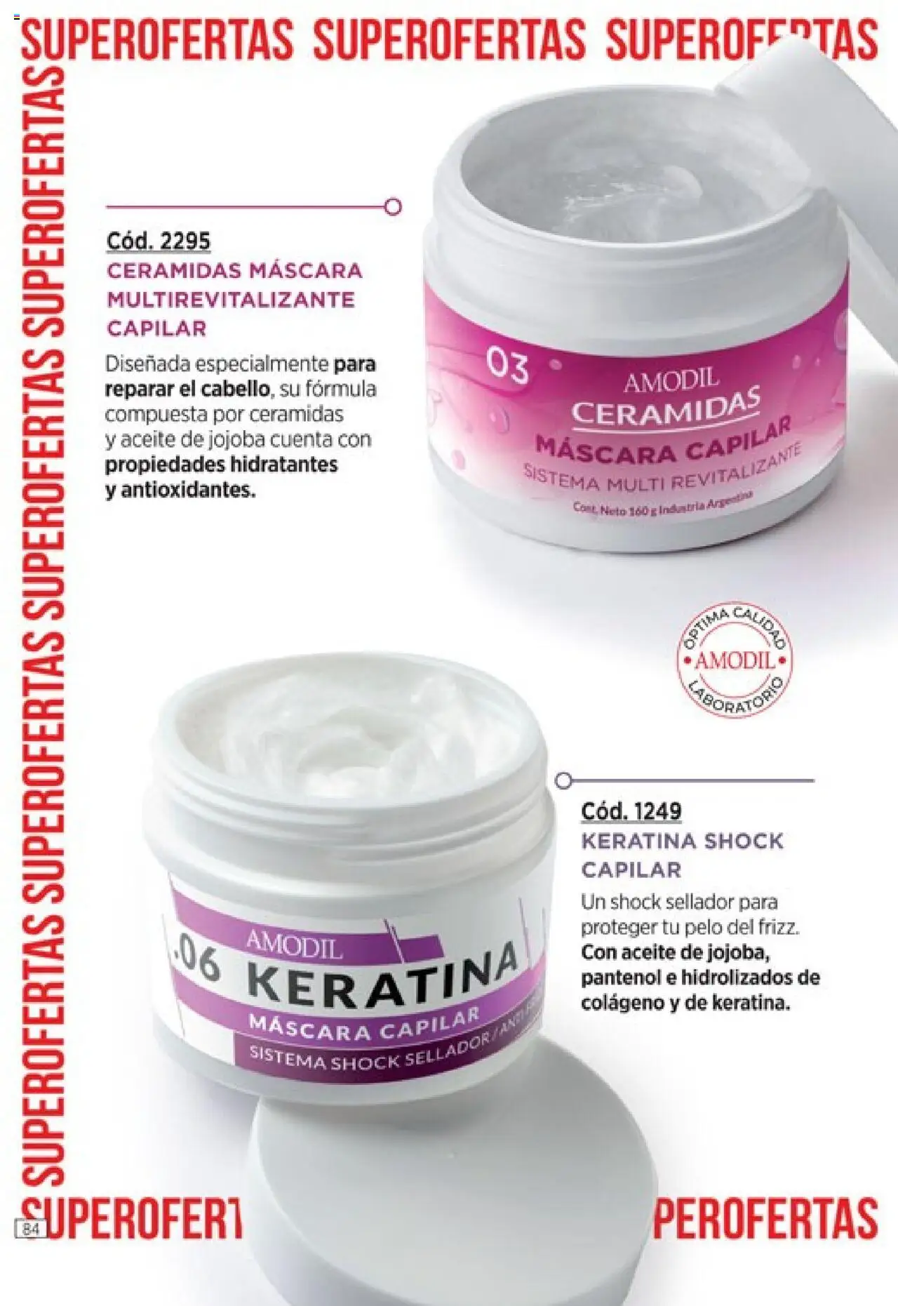 Catálogo Amodil Campaña 14 │ válido desde el 19.08.2025 | Página: 84 | Productos: Aceite, Máscara