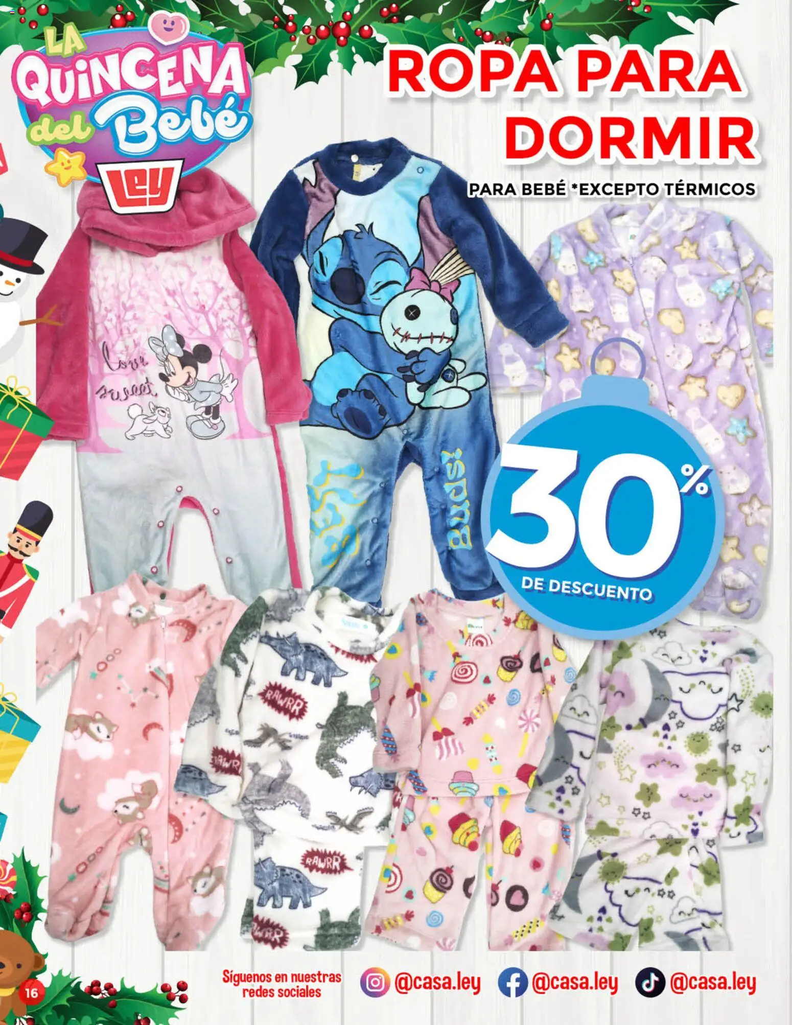 Nuevas ofertas de Casa Ley válidas en toda la República Mexicana desde el 28.11.2025. ¡Encuentra las mejores ofertas en Casa Ley folleto Quincena del Bebé! | Página: 15 | Productos: Ropa