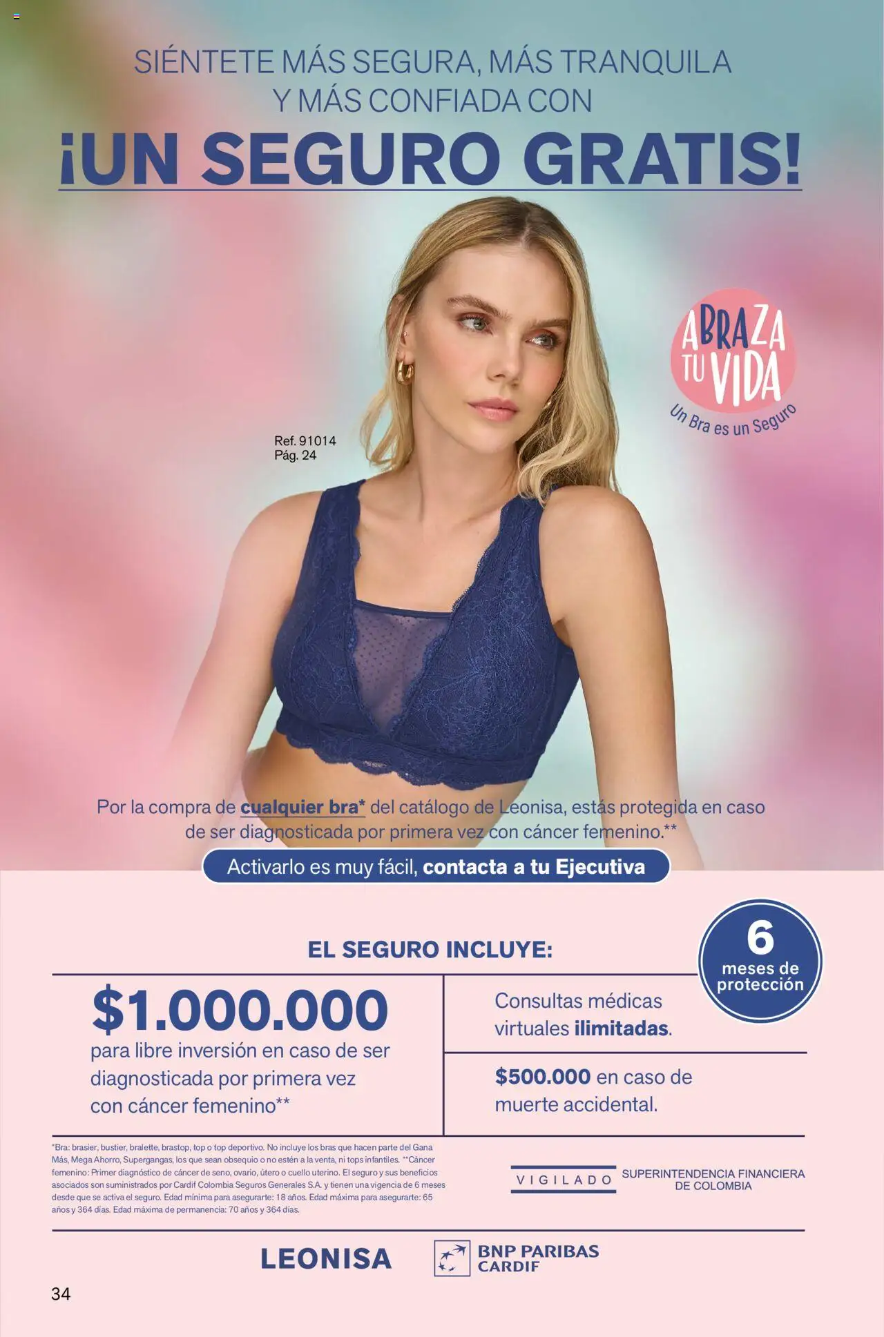 Leonisa revista - valida desde el 12.09.2025 | Página: 34 | Productos: Caso, Top, Cuello