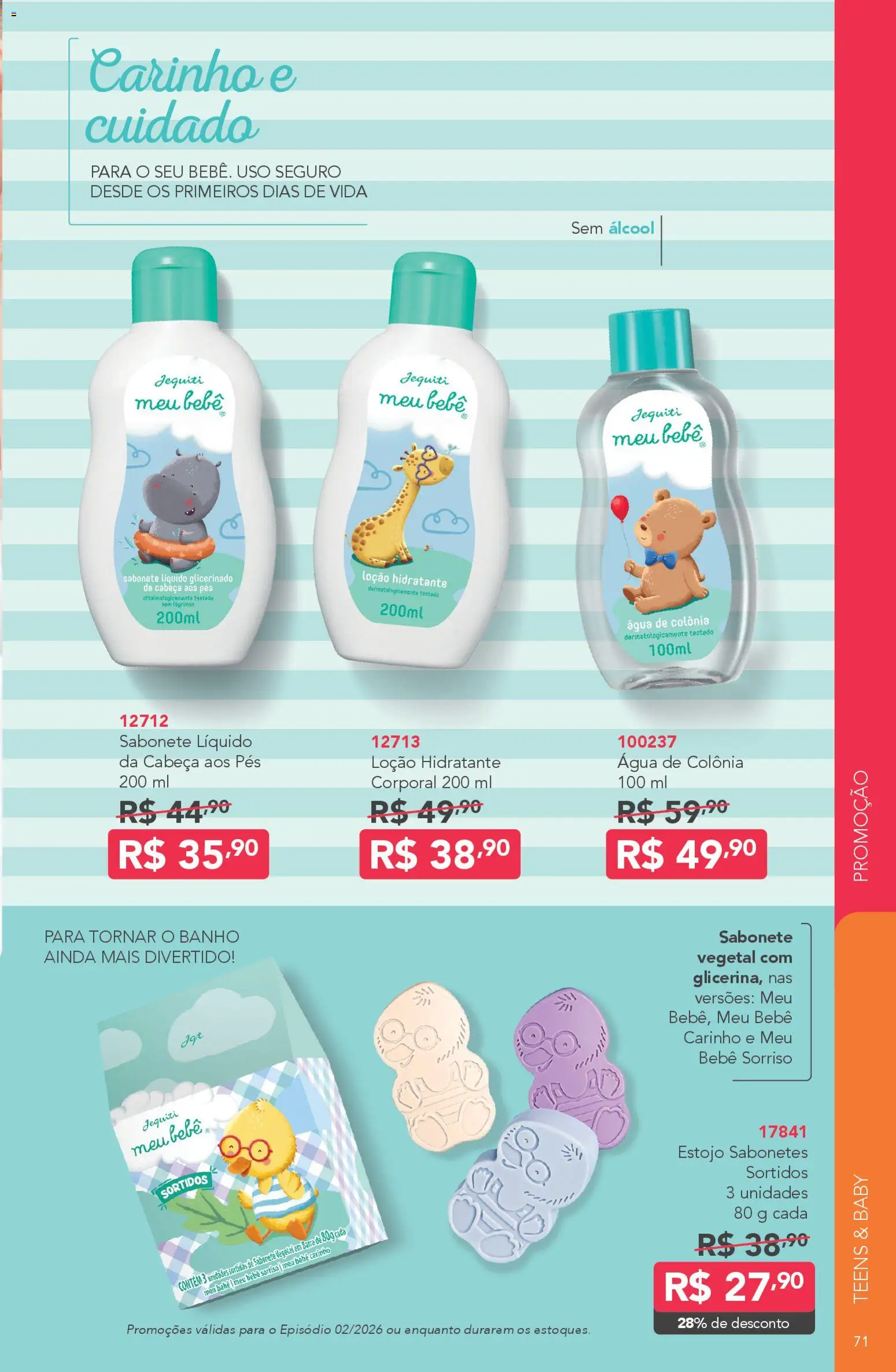 Jequiti Folheto - válido de 30.01.2026 | Página: 71 | Produtos: Sabonete, Sabonete líquido