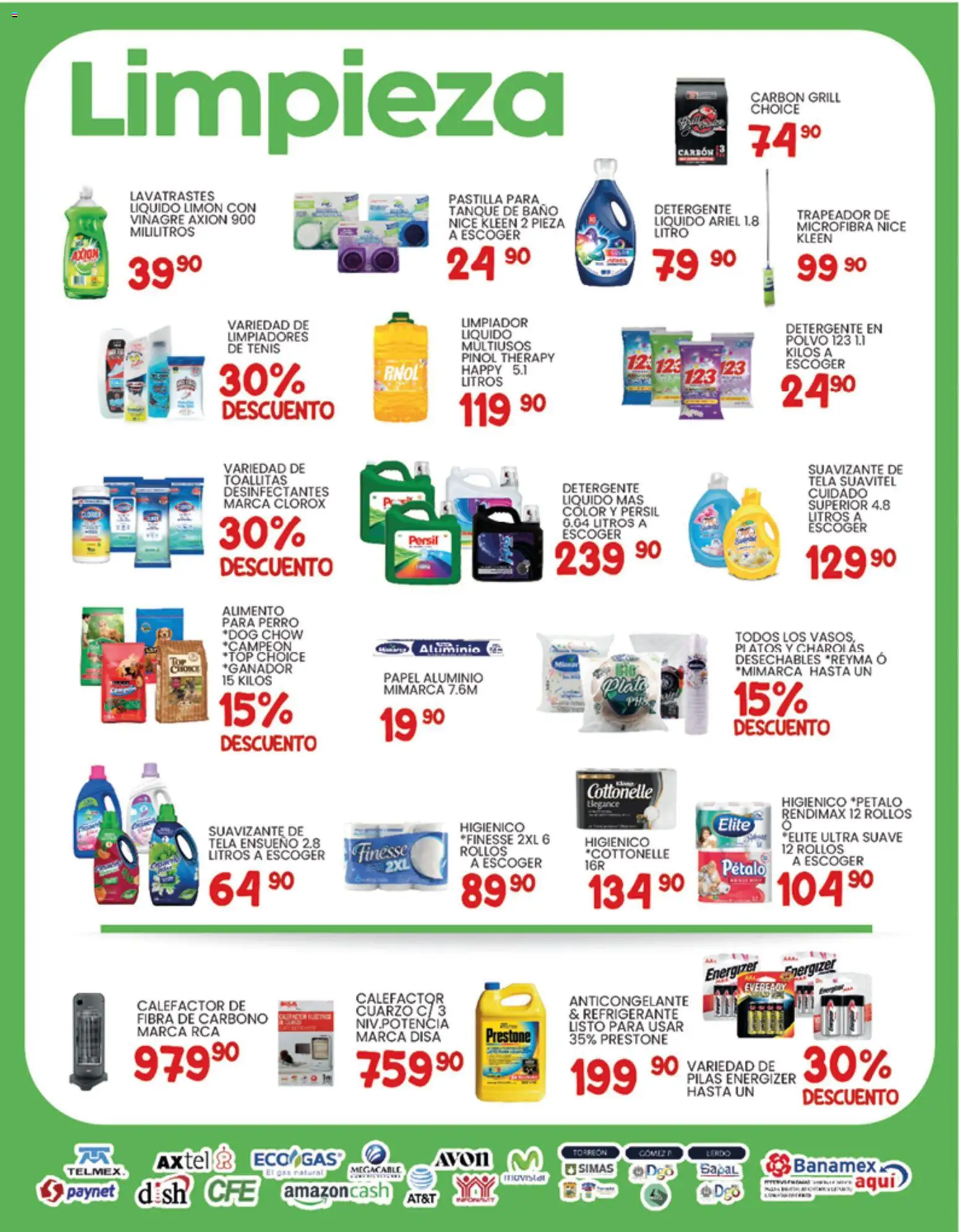 Nuevas ofertas de Alsuper válidas en toda la República Mexicana desde el 09.01.2026. ¡Encuentra las mejores ofertas en Alsuper folleto Laguna! | Página: 5 | Productos: Suavizante, Baño, Polvo, Pilas