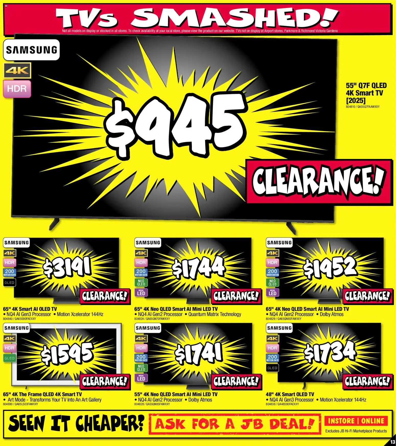 JB Hi-Fi catalogue - valid from 19.03.2026 | Page: 13 | Products: Tv, Smart tv