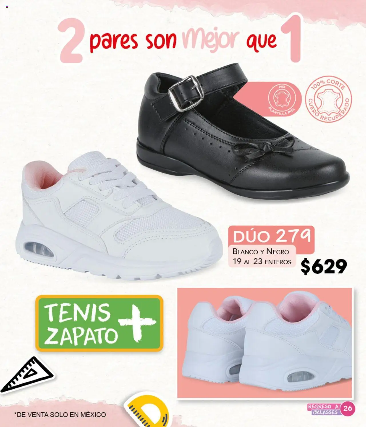 Nuevas ofertas de Cklass válidas en toda la República Mexicana desde el 18.08.2025. ¡Encuentra las mejores ofertas en Cklass - Catálogo Regreso a Clases! | Página: 27 | Productos: Tenis