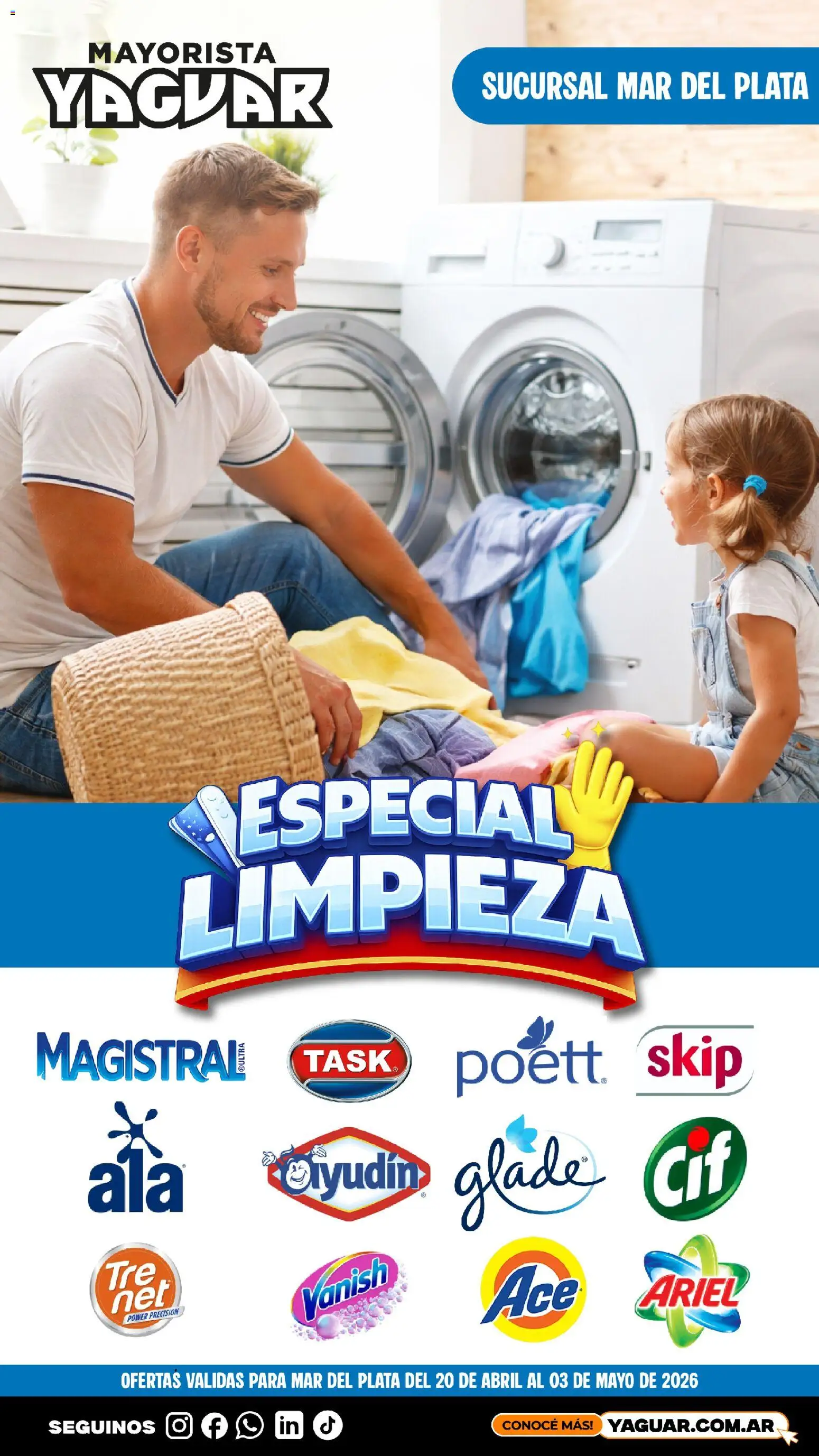 Yaguar - Especial Limpieza Mar del Plata │ válido desde el 20.04.2026 | Página: 1