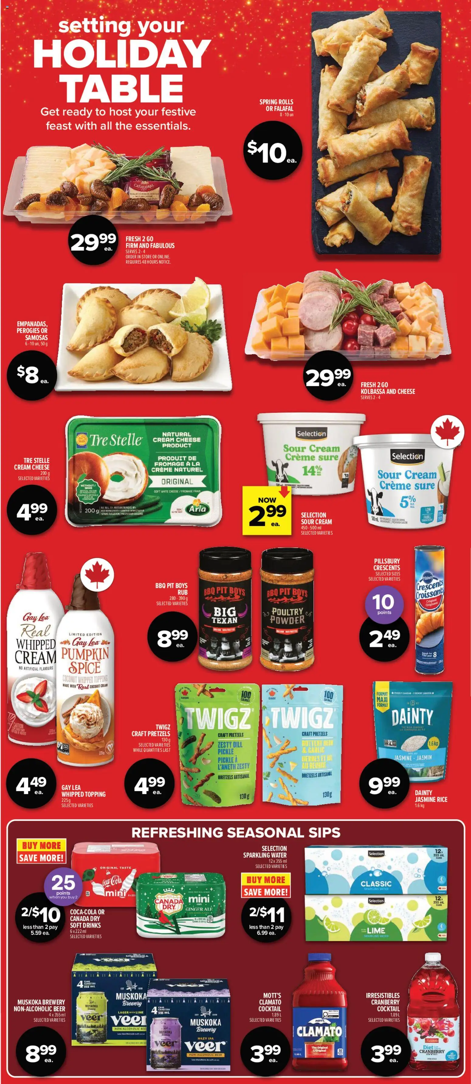 Metro flyer valid from 04.12.2025 | Page: 9 | Products: Sour cream, Table, Pumpkin, Beer