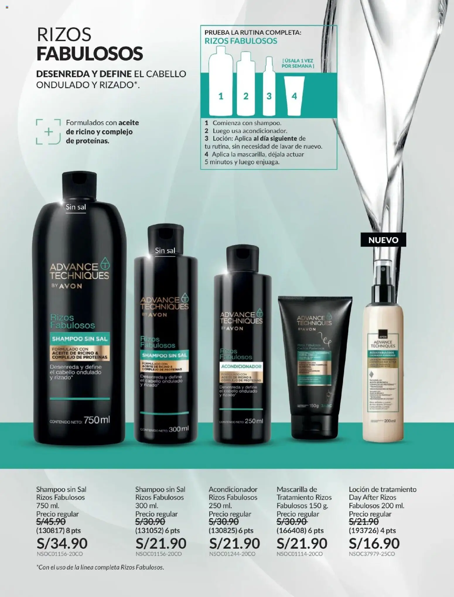 Catálogo Avon válido desde 10.03.2026 | Página: 174 | Productos: Shampoo, Acondicionador, Aceite