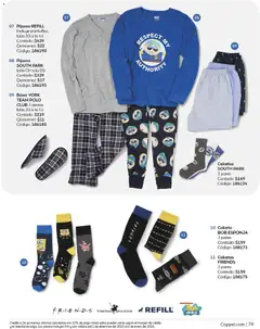 Vista previa de Coppel catálogo Regalos A Lo Grande, nuevo folleto de la tienda, válido en México a partir del 01.12.2025 | Página: 79 | Productos: Calcetas, Pijama, Esponja